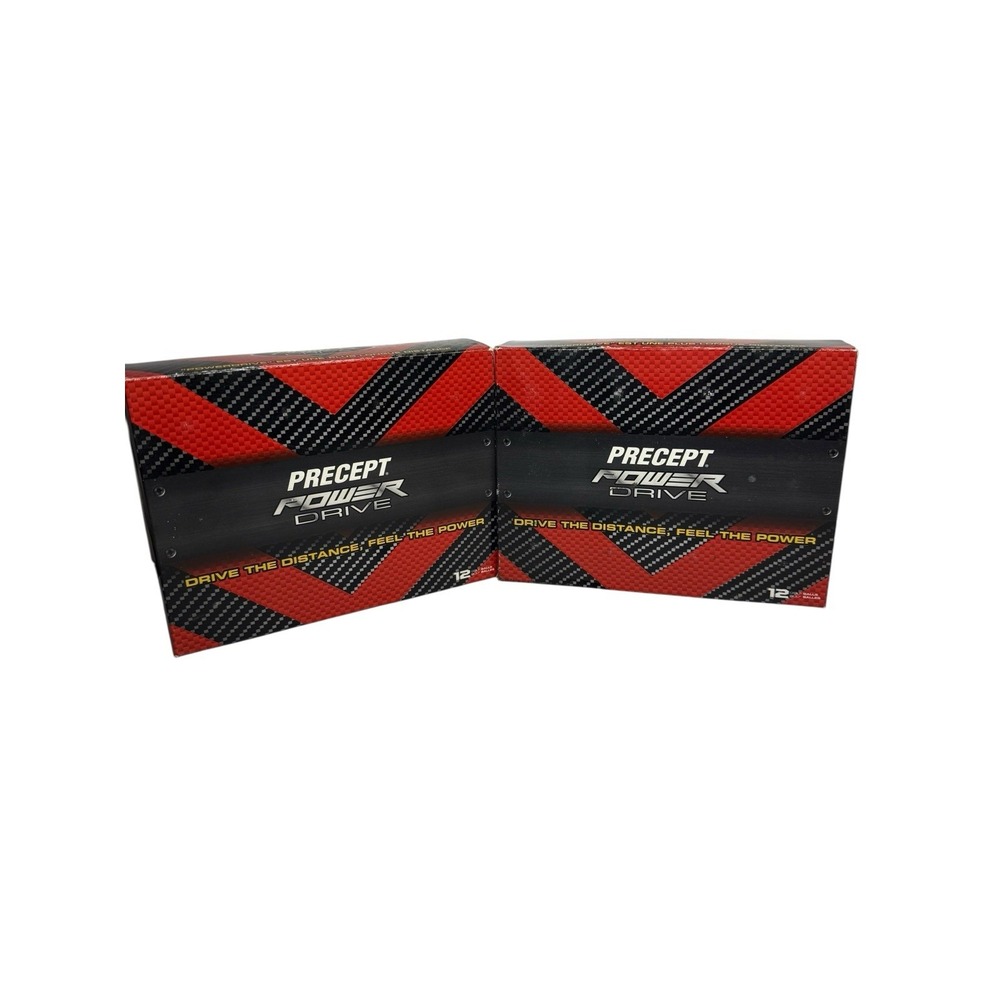 Lot of 2 Bridgestone Precept PowerDrive Golf Balls White (12 Pack)